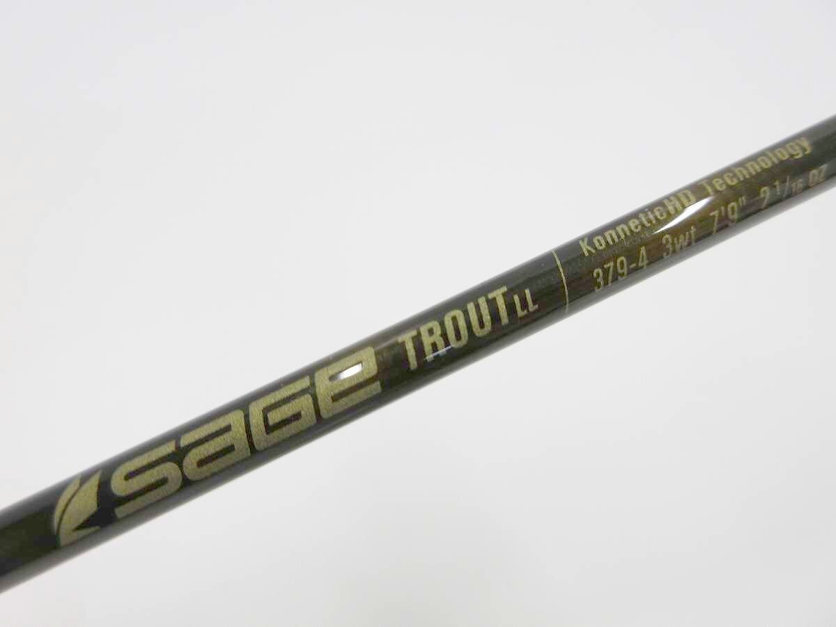 SAGE TROUT LL 379-4 7’9 #3 Fly Rod Mint condition