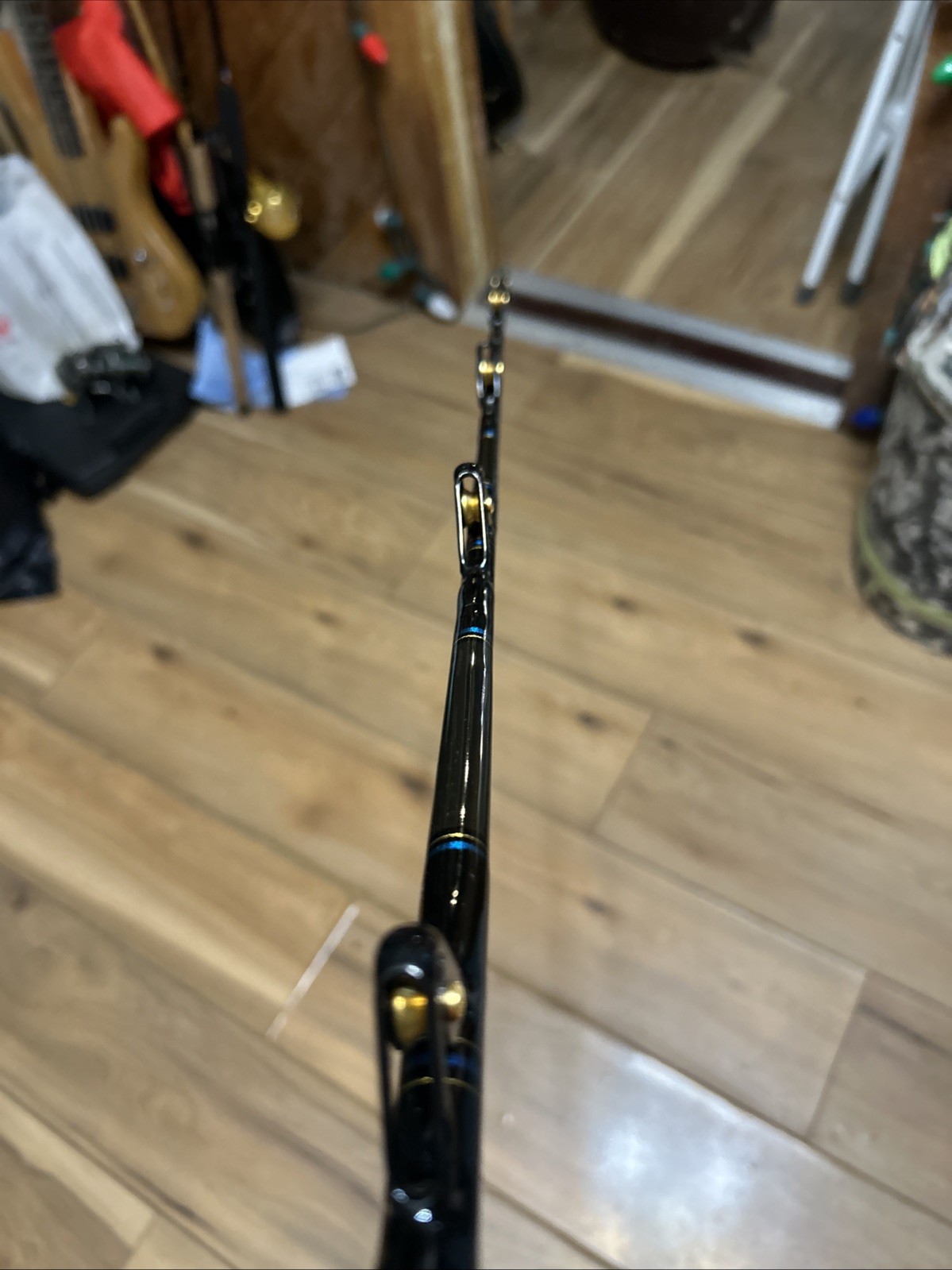 Custom 5’6 Kevin Bogan Offshore Trolling Fishing Rod, Afco Roller Guides ￼
