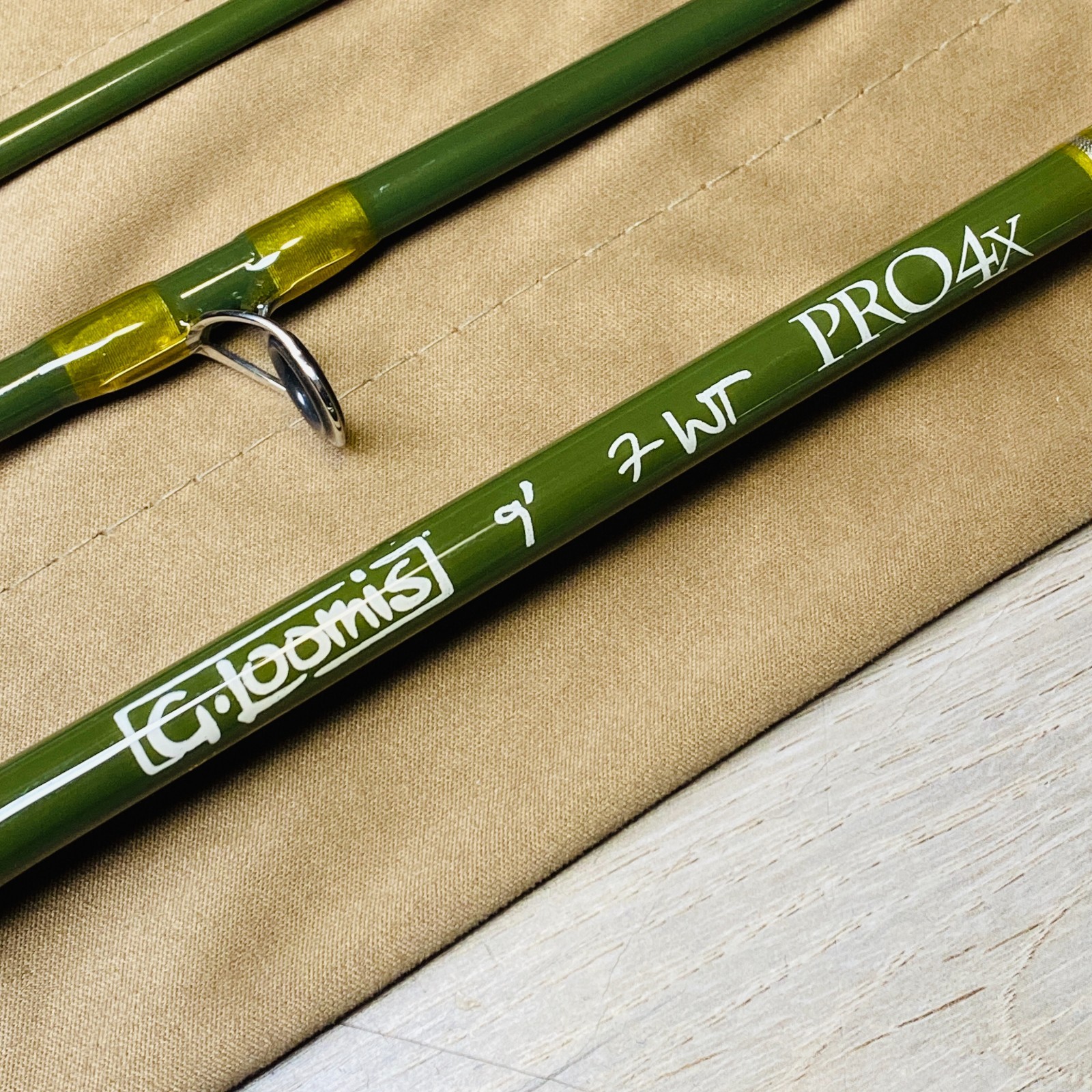 [Beautiful]G. Loomis PRO 4X Fly Rod. 9’0” 7wt. W/ Tube and Sock