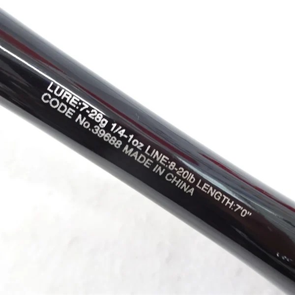 Shimano 20 Zodias 170M-G/2 2pc Glass Composite Casting Bass Rod Japan