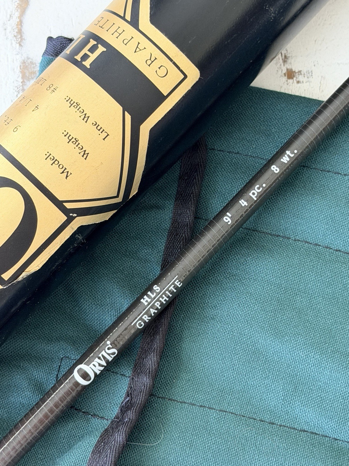 **BEAUTIFUL** ORVIS HLS GRAPHITE 8wt. 9’ft Flyrod!🔥~EXCELLENT~🔥