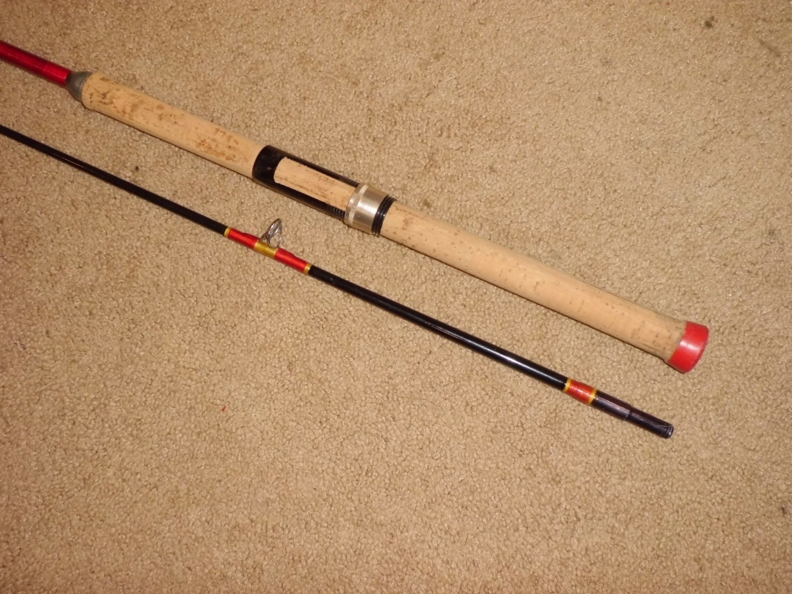 Vintage HARNELL 64? Spinning 7’6″ Rod made in USA- 12 lb test