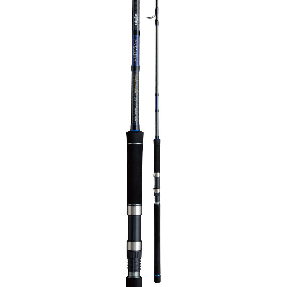 Alpha Tackle CRAZEE SHORE JIG GAME 902H Spinning Rod