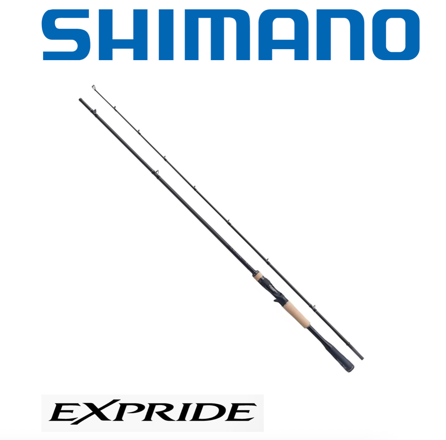 Shimano 22 Expride 170M-G/2 Glass Com Bait Casting 2PC Bass Rod New From Japan