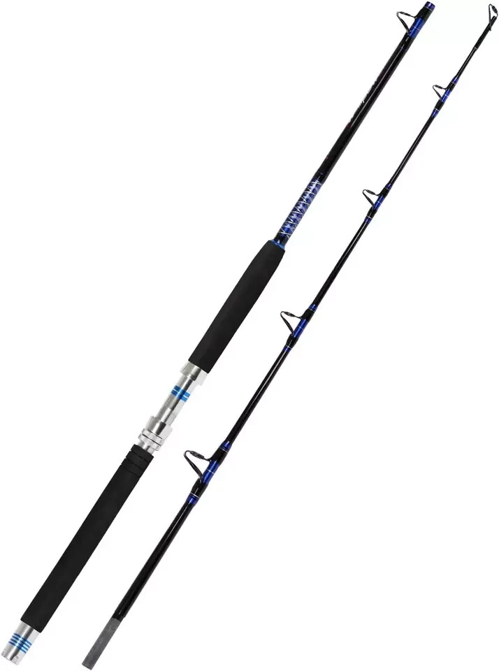 1Pc 2Pc Saltwater Offshore Trolling Rod Big Game Conventional Boat Fishing Pole
