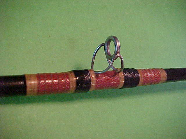 VINTAGE 6 FOOT 8 INCH 15 TO 30 POUND CLASS CONVENTIONAL FISHING ROD @ L@@K @