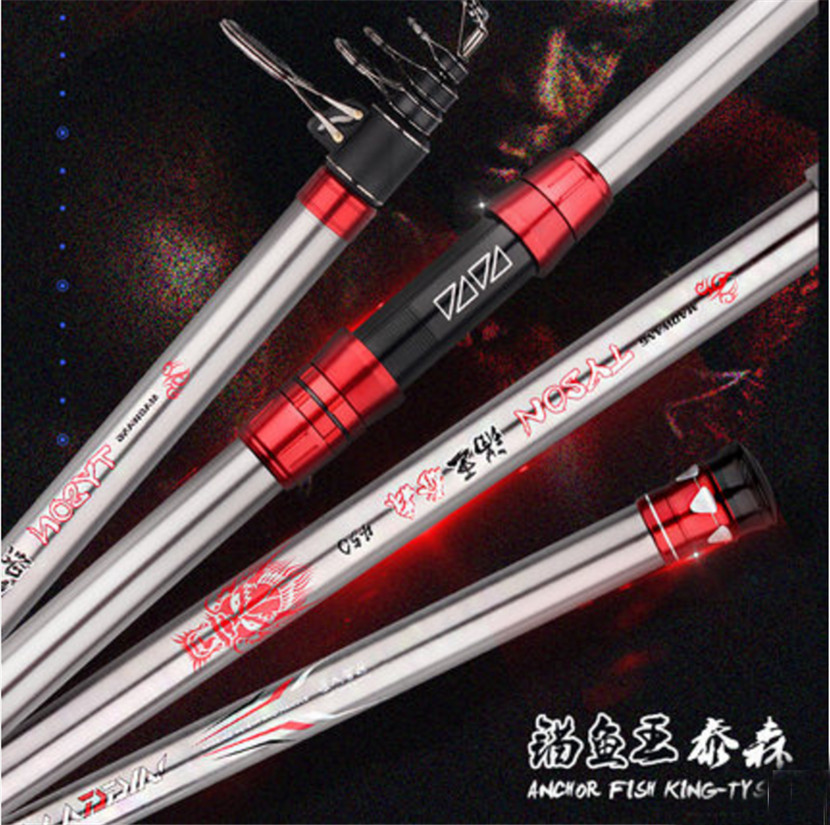 Carbon telescopic sea beach pier boat surf fishing rod spinning rod CW:200-300g