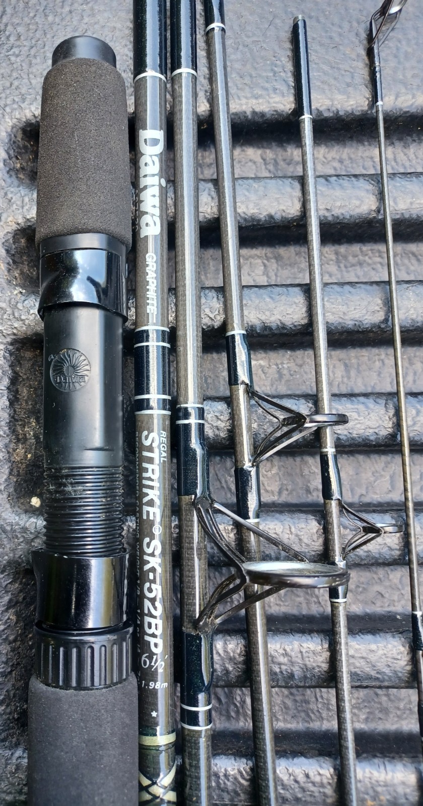 Daiwa REGAL SK52BP 6’6” Light Action Graphite Travel Spinning Rod Nice!