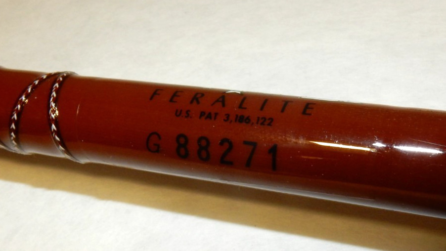 VINTAGE FENWICK MODEL FERALITE FF112 9’3″ 10 WT 4-5/8 OZ FISHING FLY ROD W/ TUBE