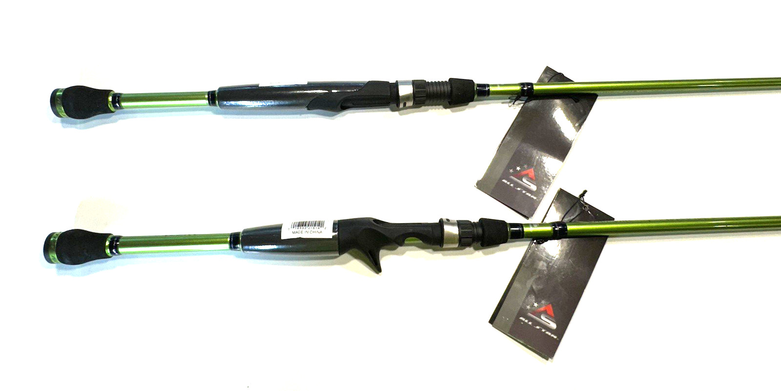 2- All Star -ASLite-“Top Water” &”Crankbait” Spinning & Casting Fishing Rods-New