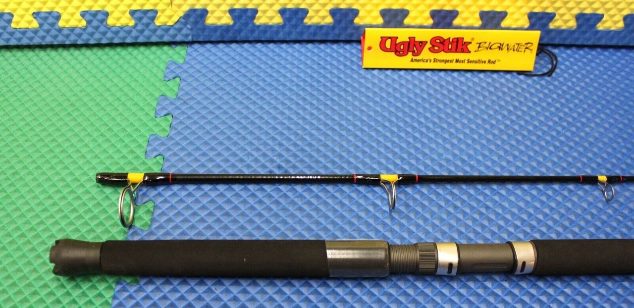 Ugly Stik Bigwater 6′ 6″‘ Spin Rod Medium 2-Piece BW1020S662 M 1539201