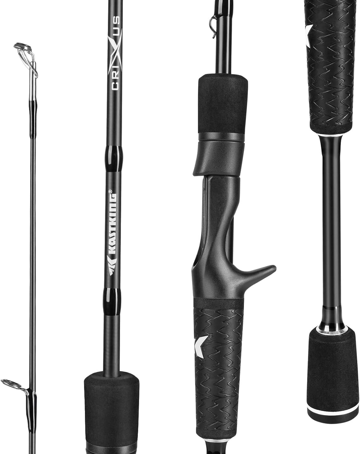 Crixus Fishing Rods,IM6 Graphite Spinning Rod & Casting Rod W/Zirconium Oxide