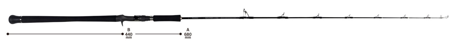Ripple Fisher Ocean Arrow Selfish AJ5105B Bait Model Jigging Fishing Rod
