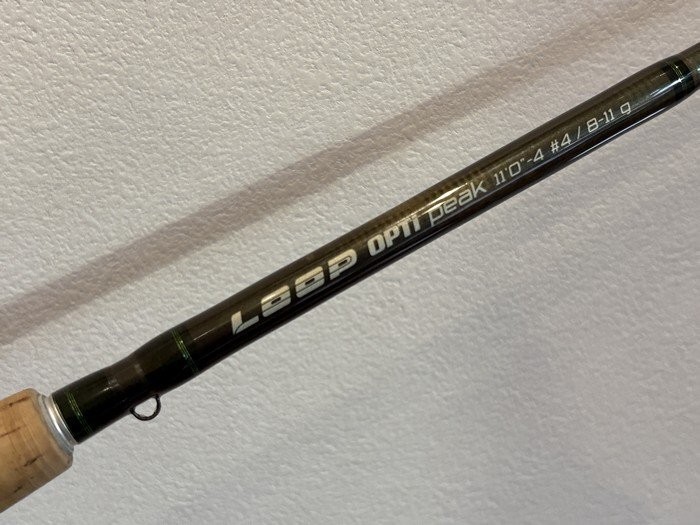 Rare LOOP OPTi Peak 4110-4 Fly Rod 11’0-4 #4/8-11g 4p Freshwater Fishing Rod
