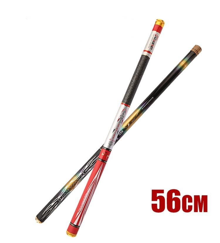 Telescopic Fishing Rod Carbon Fiber Stream Hand Pole 3.6m 4.5m 7.2m 8m 9m Travel