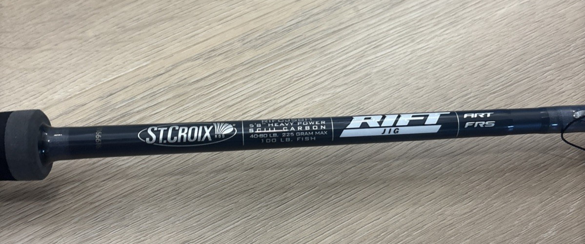 NEW St. Croix Rift Jig RIFCJ58H 5’8″ Heavy Fast Casting Rod