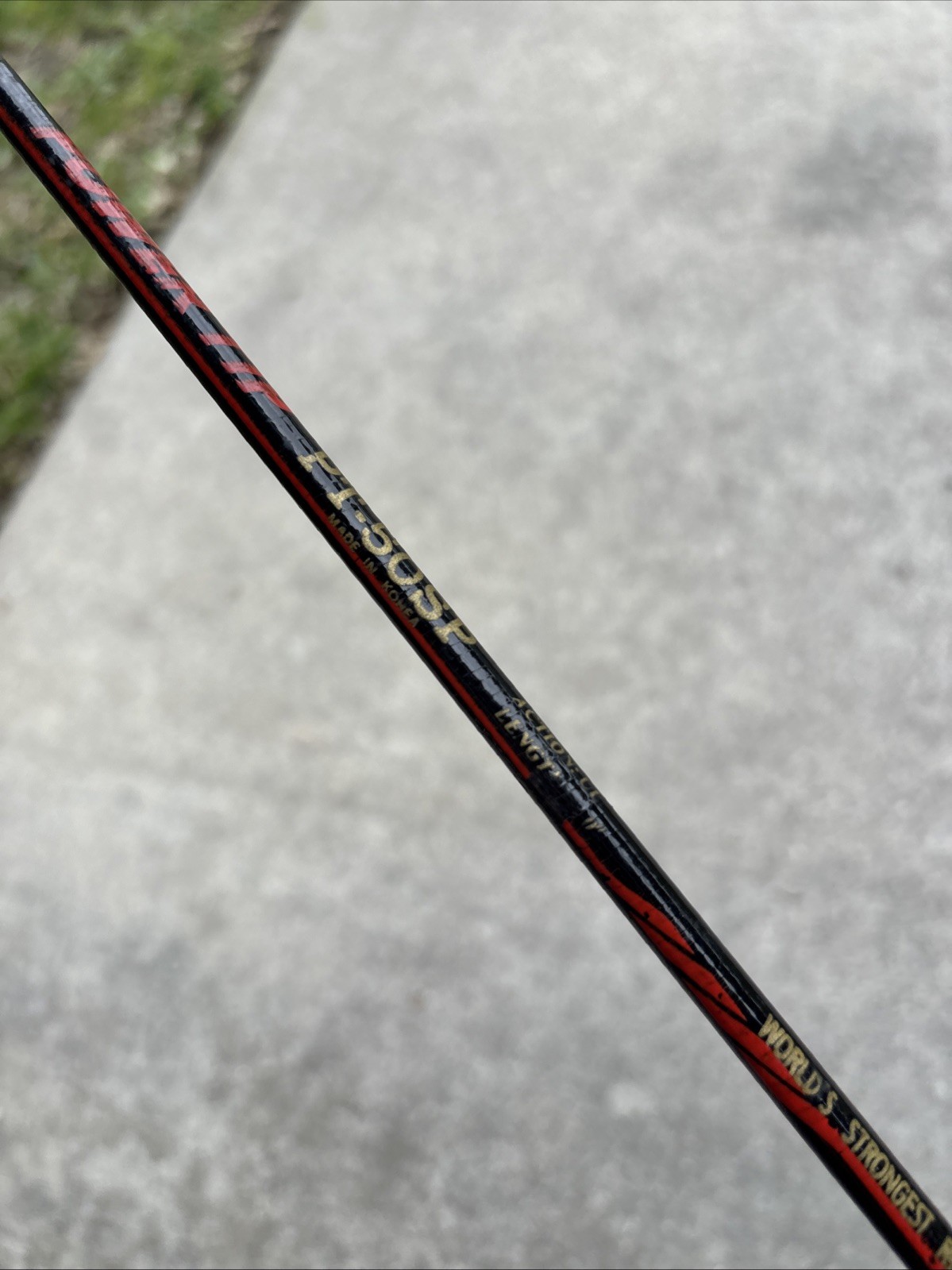 SILSTAR Power Tip PT-50SP ULTRA LIGHT 1-Piece 5’ Fishing Rod Pole WORKS EUC