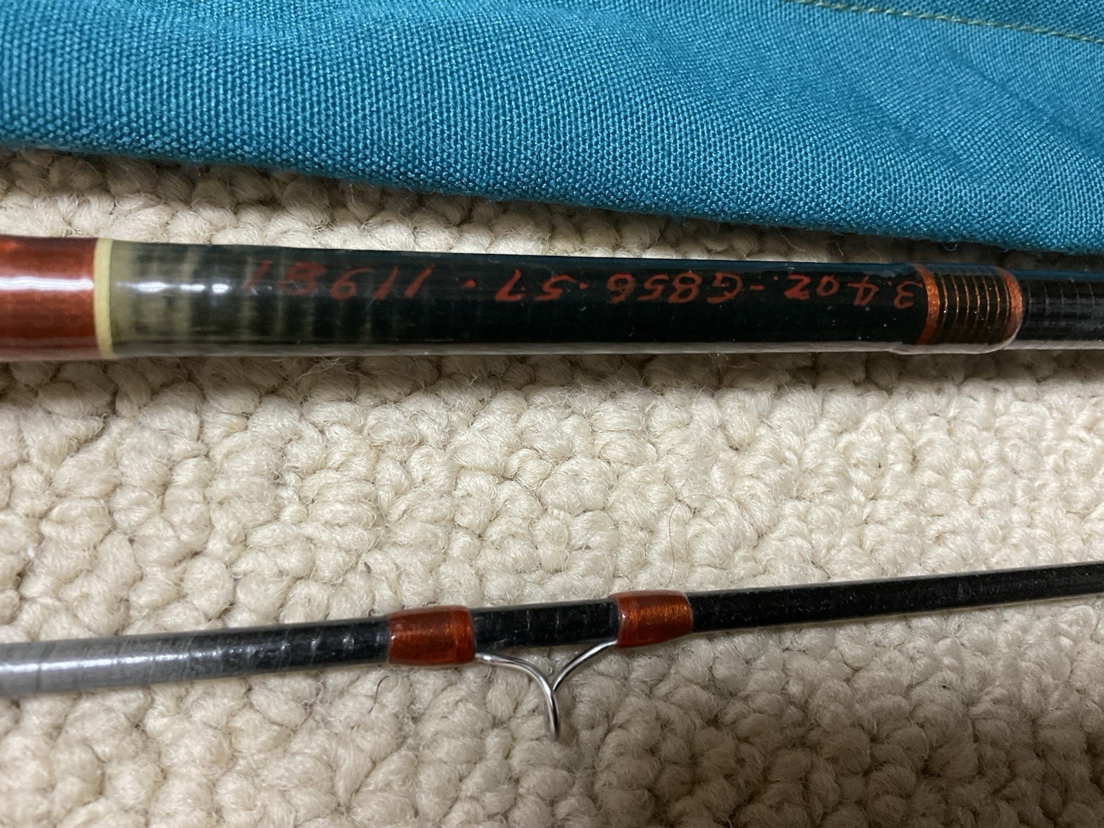 Early Vintage SCOTT PowR-PLY 8’6” 6 Wt 2 Pc Graphite Fly Rod **NICE**