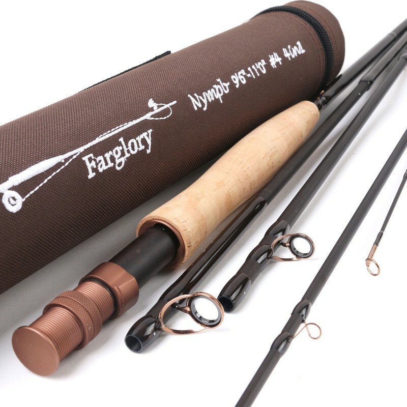 Farglory Nymph Fly Fishing Rod #3 #4 #5 9′-10’6″/ 9’6”-11’0” Extension Section