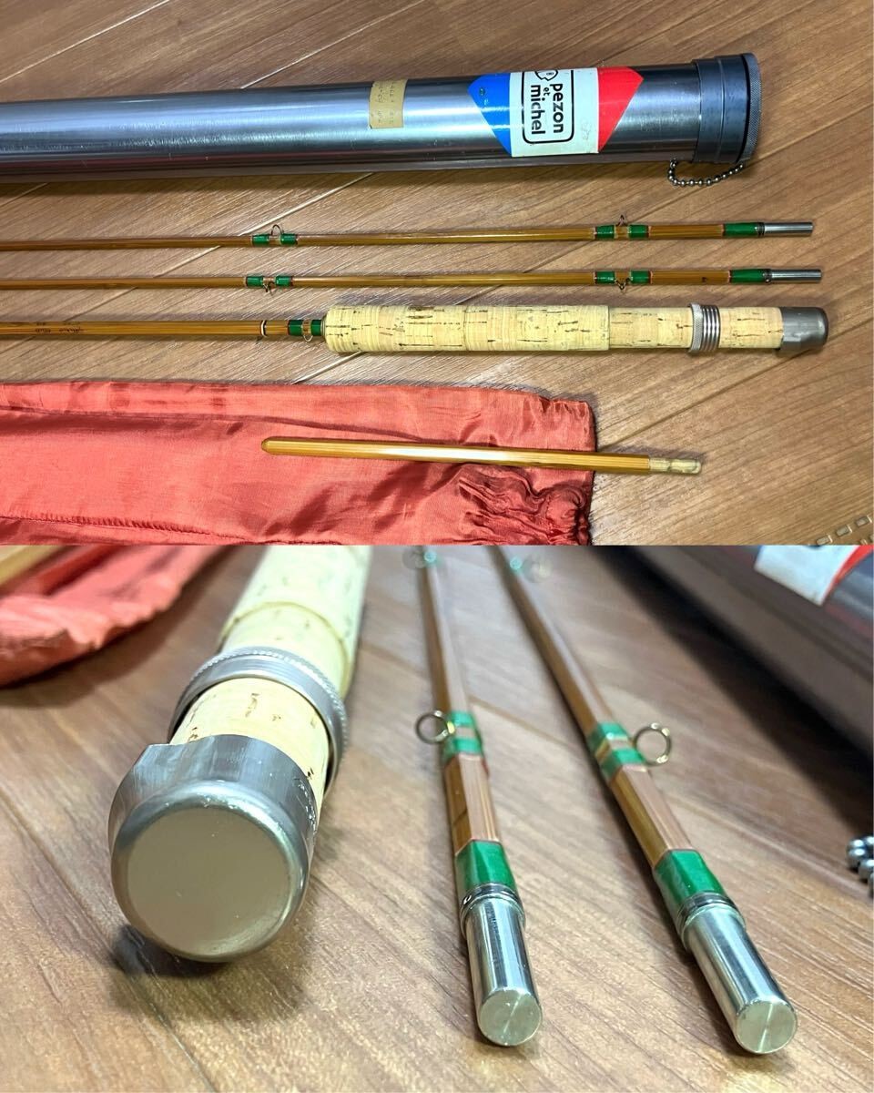Pezon et Michel Ritz Super Parabolic PPP FarioClub 8’5 #6 Bamboo Fly Rod