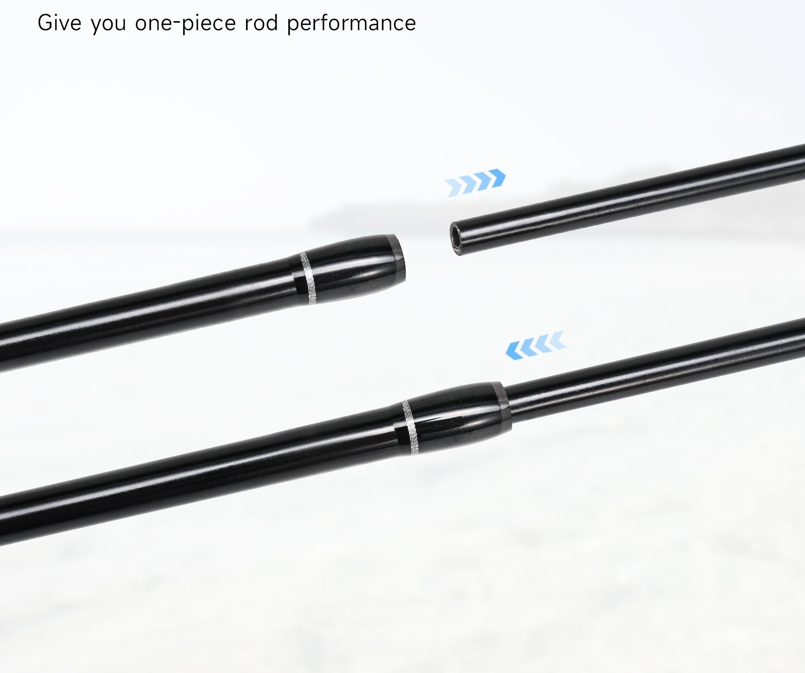 Portable Fishing Rod Carbon Fiber Ultra Light Spinning Casting Lure Fast Rods