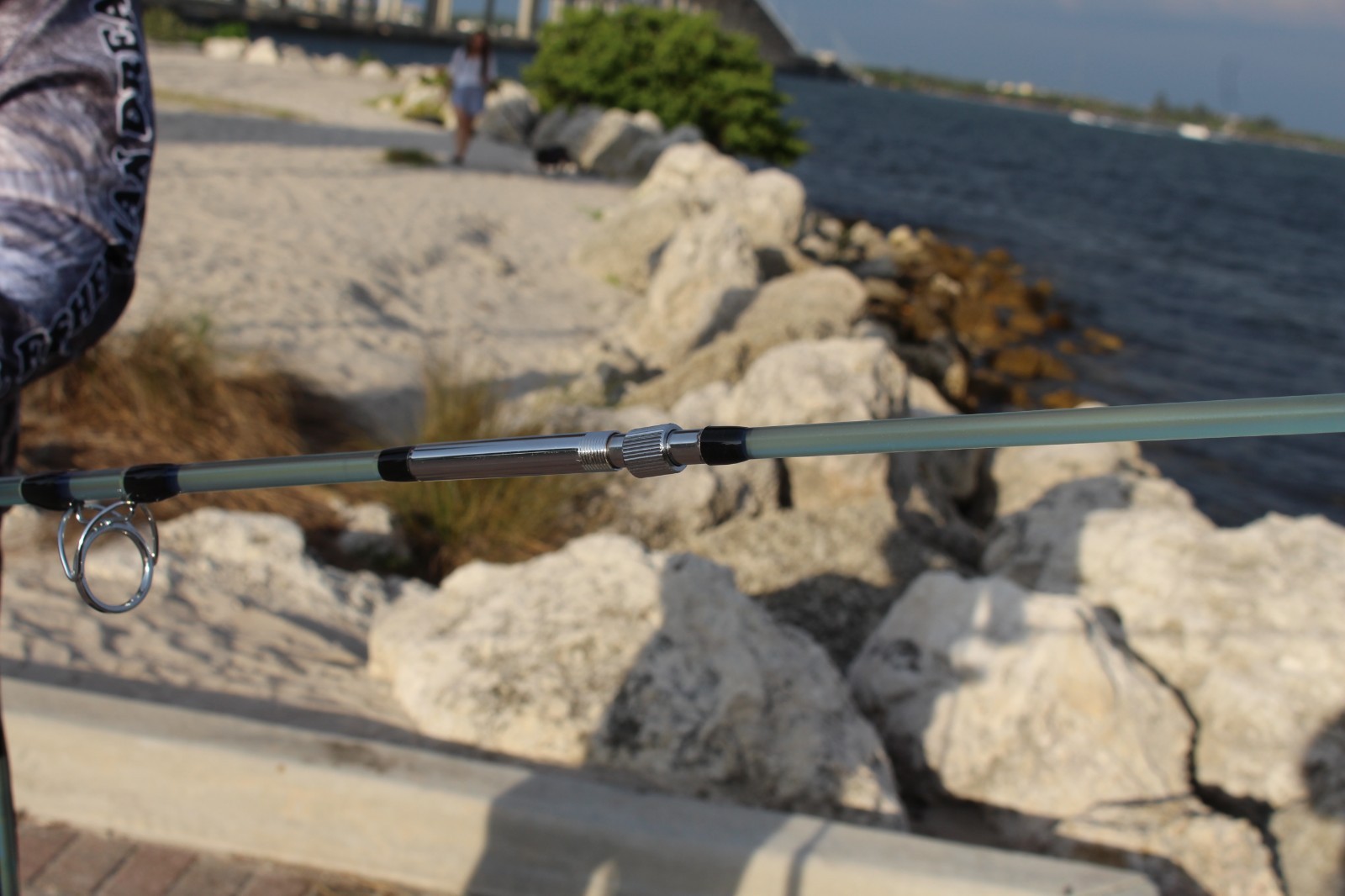 Spinning Rod – LARGO STICK II – M – 7ft – 2 Sections – 7 guides – Hook Holder