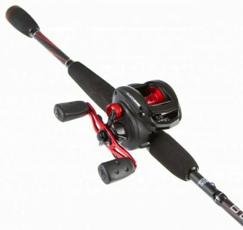 Abu Garcia BlackMax 3 Interceptor LP Baitcast Fishing Rod Combo 5’6″ 6-8kg 1 P