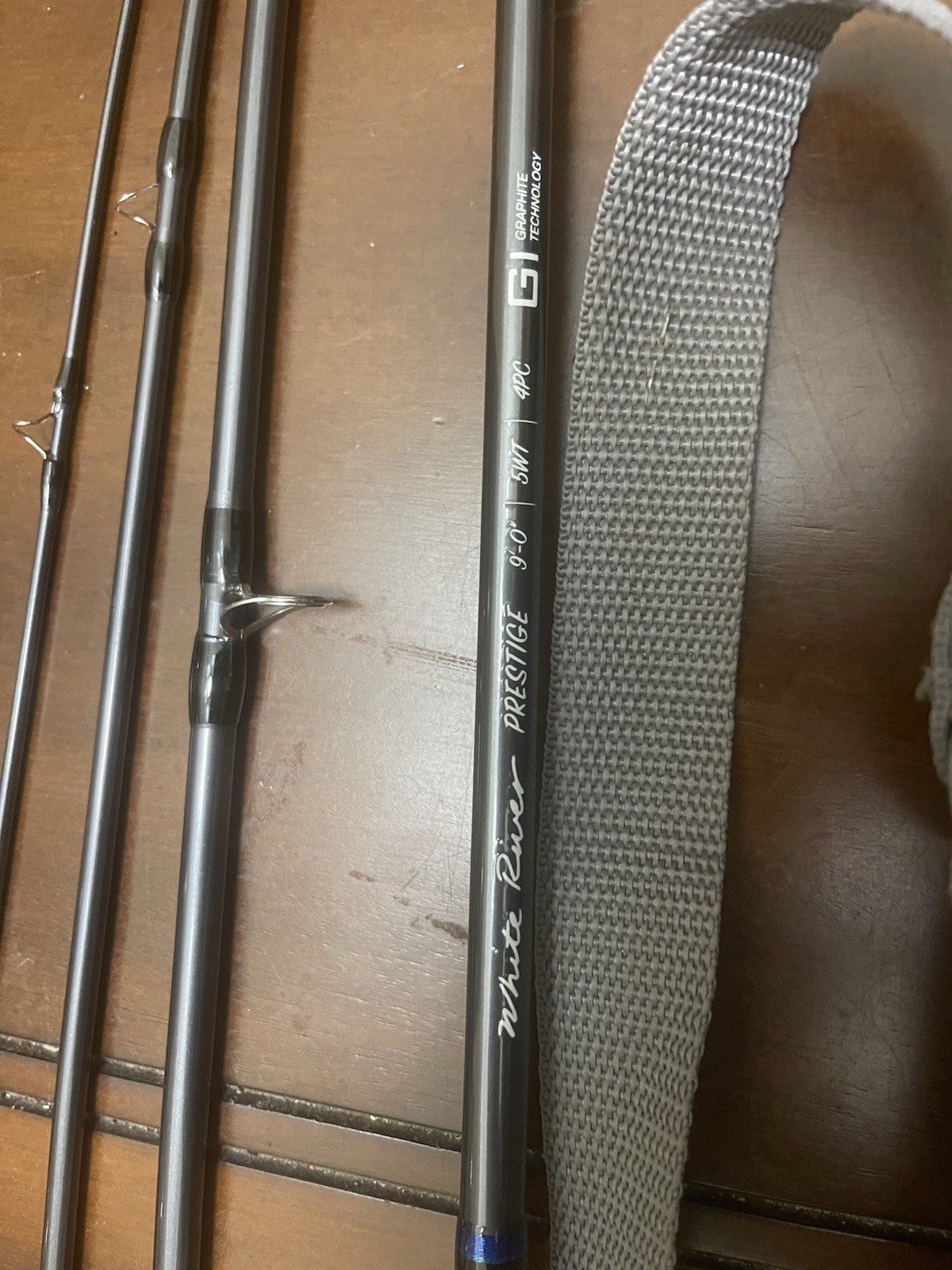Cabela’s White River Prestige 9′ Fly Fishing Rod ONLY 5wt 4pc With Case