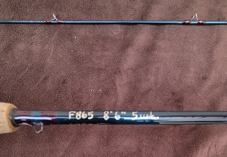 MATTHEW 5 Weight Custom Built F865 Handmade MT41 Graphite FLY FISHING ROD (8’6″)