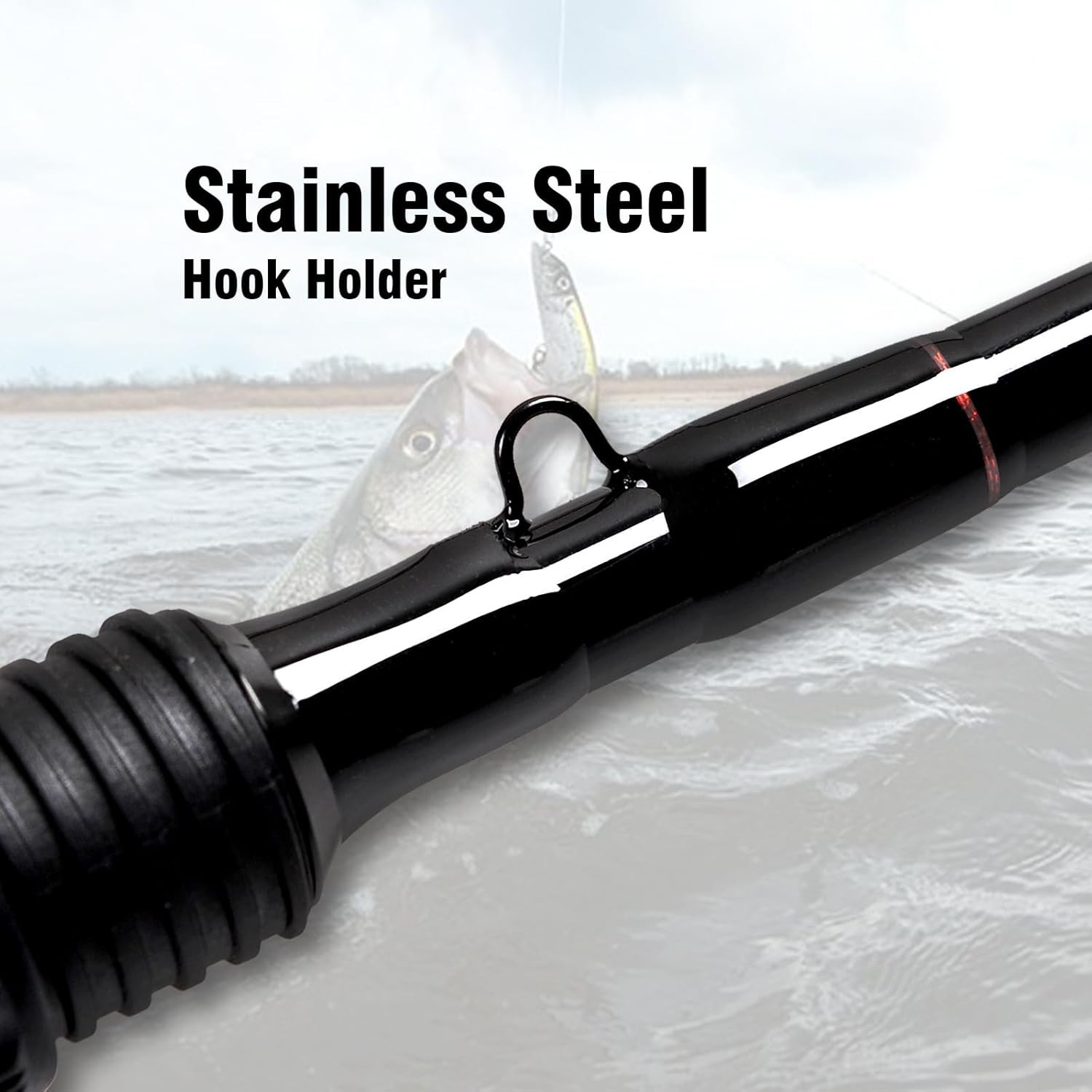 Fiblink 4 Pieces Travel Spinning Rod Medium Carbon Spinning Fishing Rod Porta…