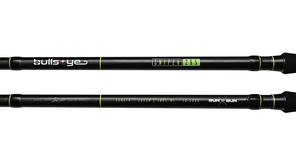 Bullseye Spinning Rod Run & Gun Sniper S 265 10-50g Walleye Pike and Perch Rod