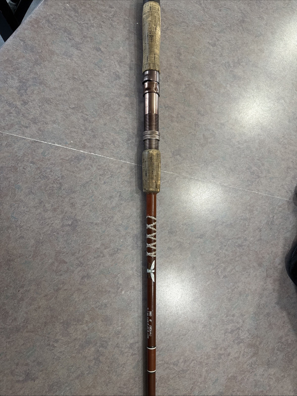Vintage FENWICK Fiberglass 960 Lunker Stik 6’ Fishing Rod
