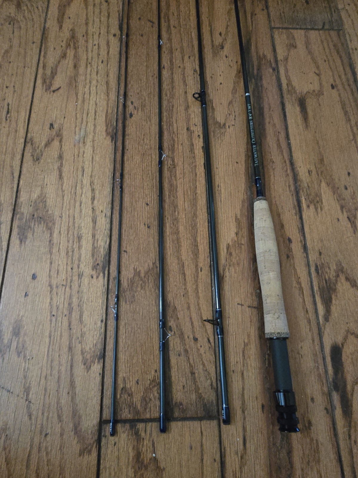Tailwater Outfitters Fly Rod 8′ 4″ 3wt 4pc Fast Action w/ Tube
