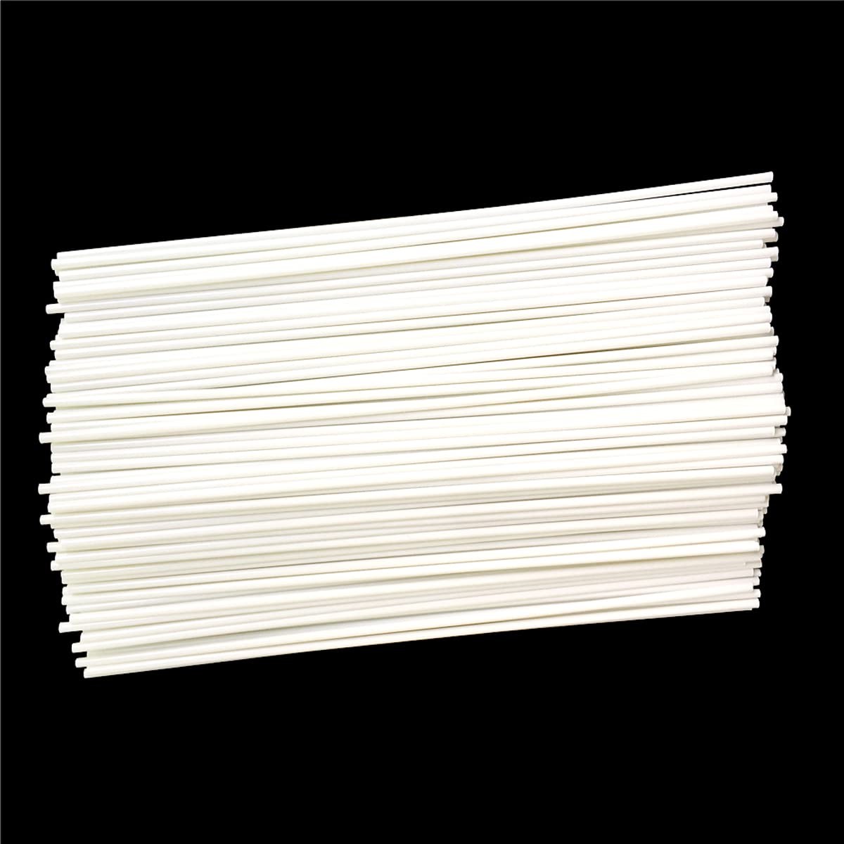 ABS Styrene Plastic Round Bar Rods For DIY Toys 1mm Diameter, 250mm Length White