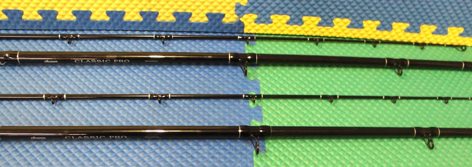 Okuma Black Classic Pro 10′ 0″ Trolling Rod Mooching 2-Piece CPM-10M 2-Pack!