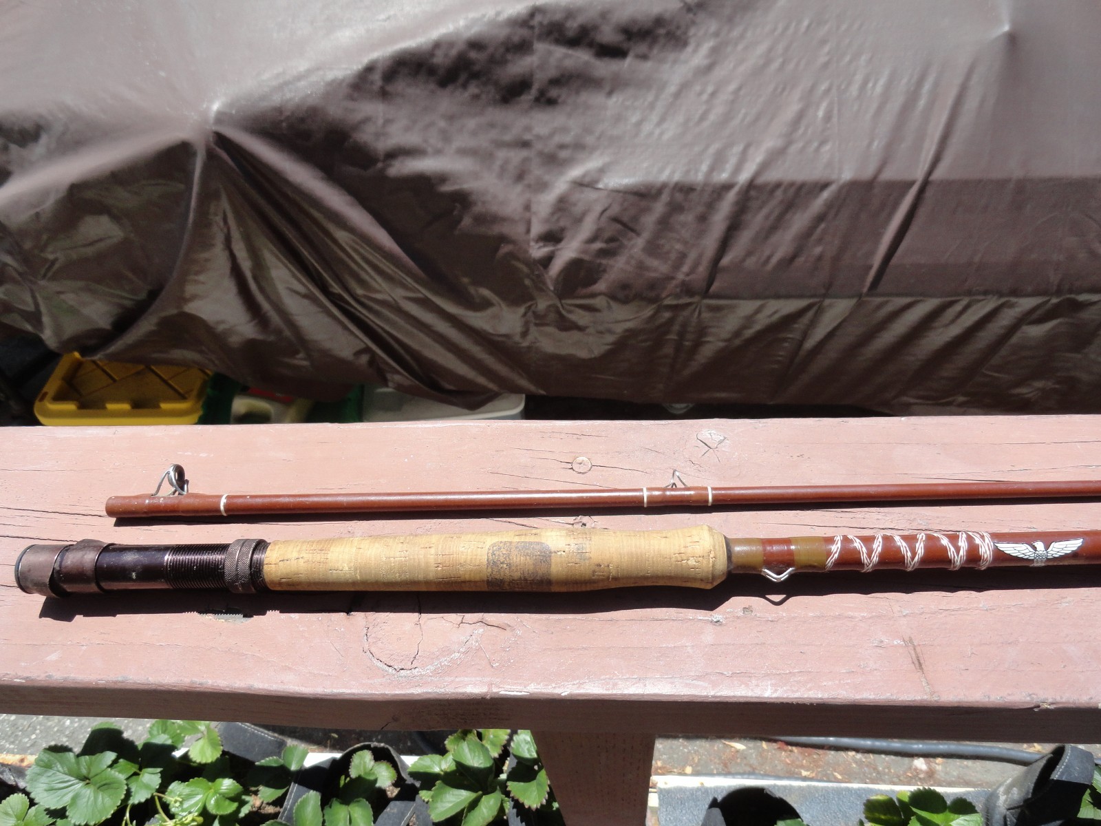 VTG Fenwick Fly FIshing Rod 9 FT FF901? AFTMA Fly Line 1 2 Piece Very Nice