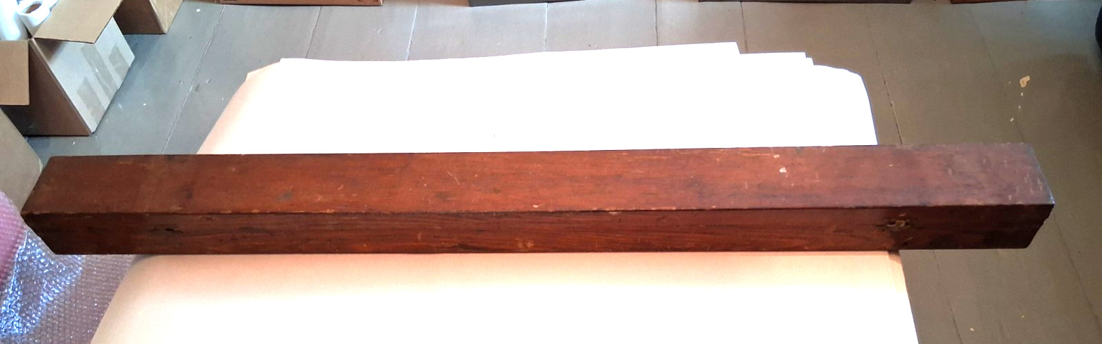 5pc Vintage Crown Japanese 8′ Bamboo Fly Fishing Rod w/ Crown Brand Box & Flies
