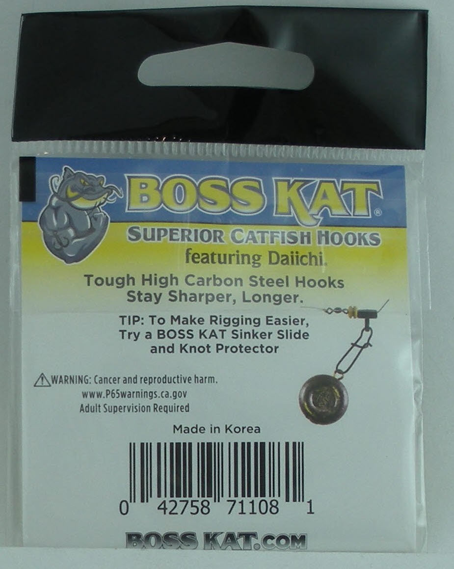 TruTurn BK11Z-8/0 Boss Kat Octopus Circle Hook Black Nickel Size 8/0 3CT