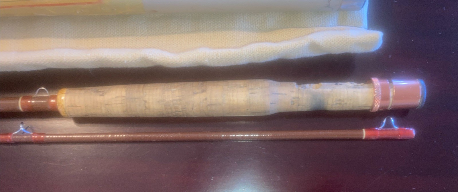 Scott Powr-Ply Fiberglass Fly Rod. Model F-71-5249. 7’. WF-5F. W/ Tube & Sock.