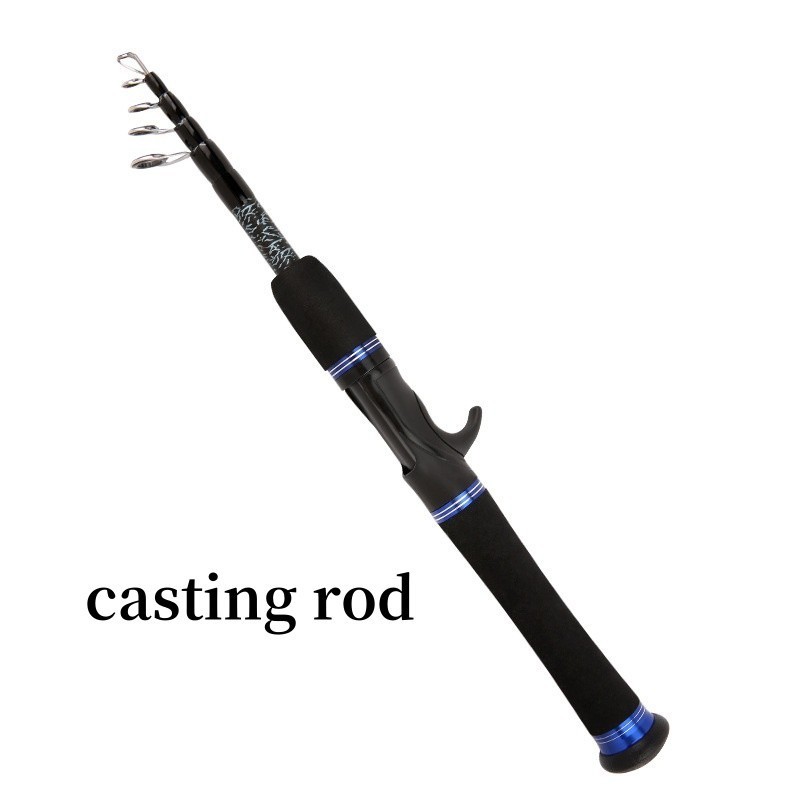 Telescopic Fishing Rod Carbon Fiber Ultra Light Spinning Fast Trout Stream Rods