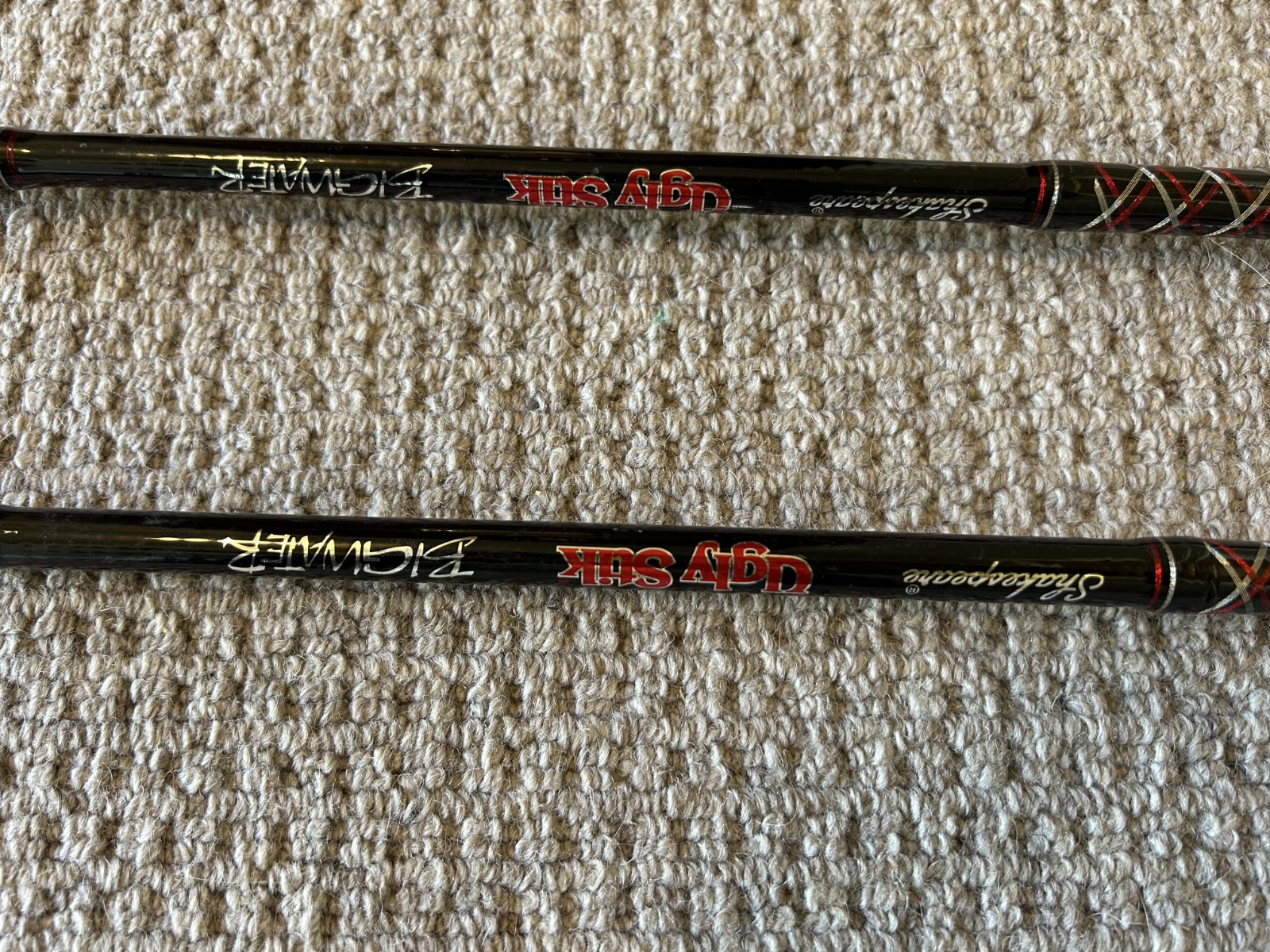 Pair of original G Loomis STR980C casting rods