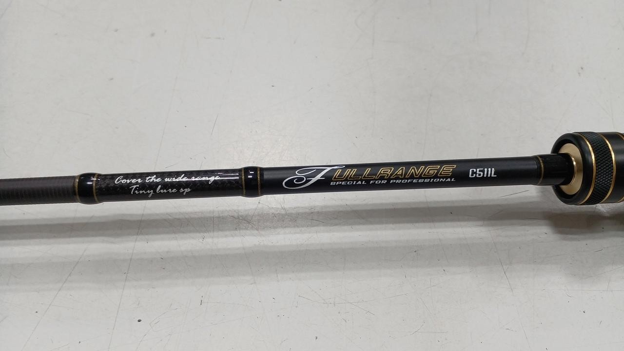 Tailwalk Fullrange C511L Bass Fishing Rod 5.11ft/155cm, 1-Piece, 5-14lb