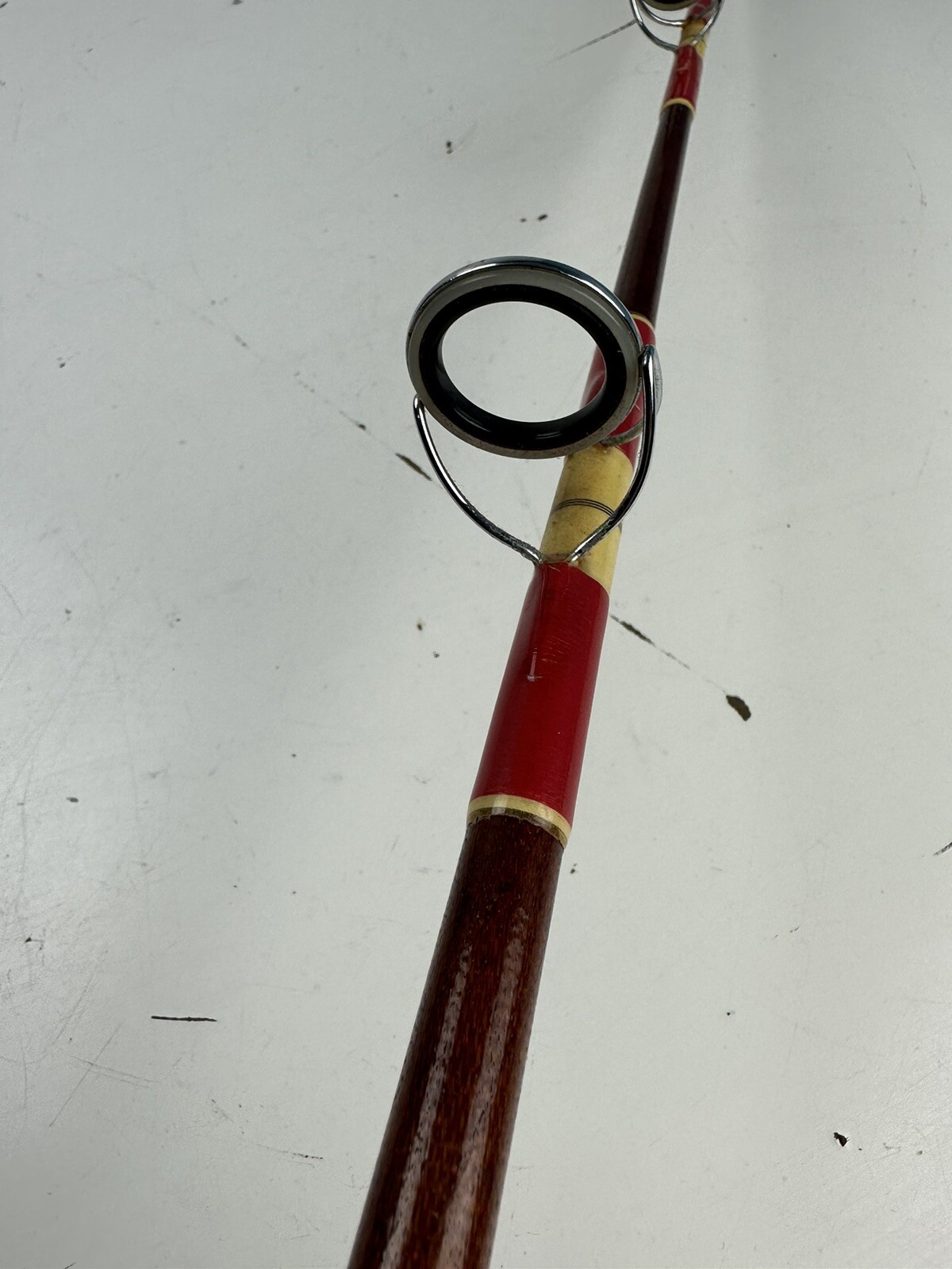 Custom Fishing Pole Built by C.B’s Custom Tackle 6’7” 20#-80# American Flag Inla