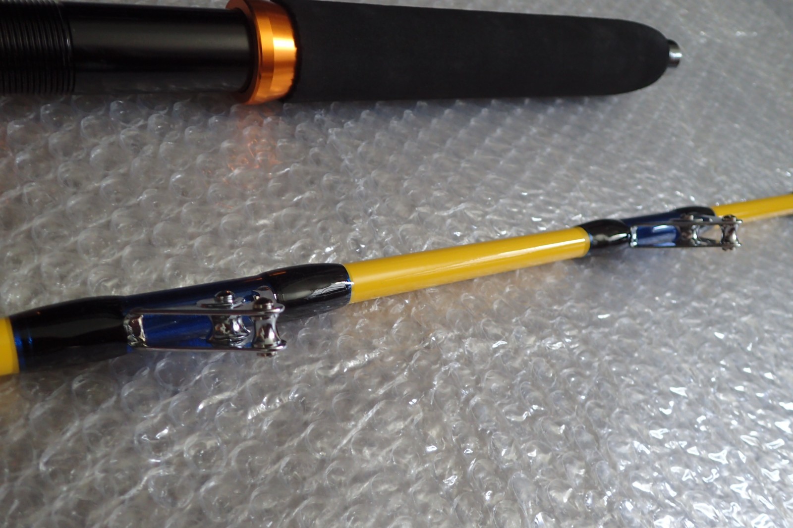 Heavy Saltwater Trolling Rod Conventional Boat Fishing Yellow 180cm 100-200lb