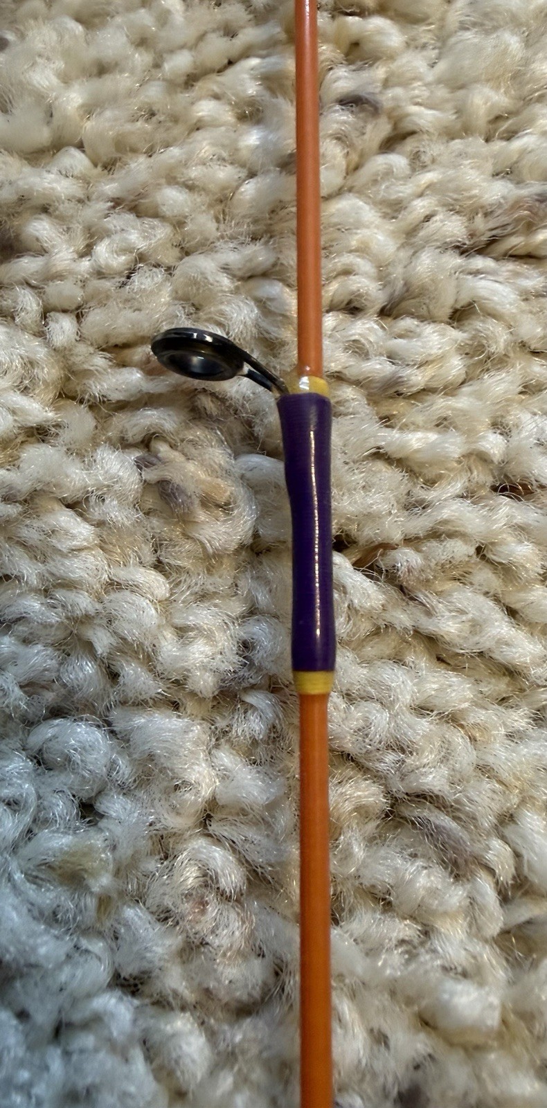 ***RARE*** Orange Glass Kencor “Magnaglas” XL-2 UL Trout (2) Piece Fishing Rod