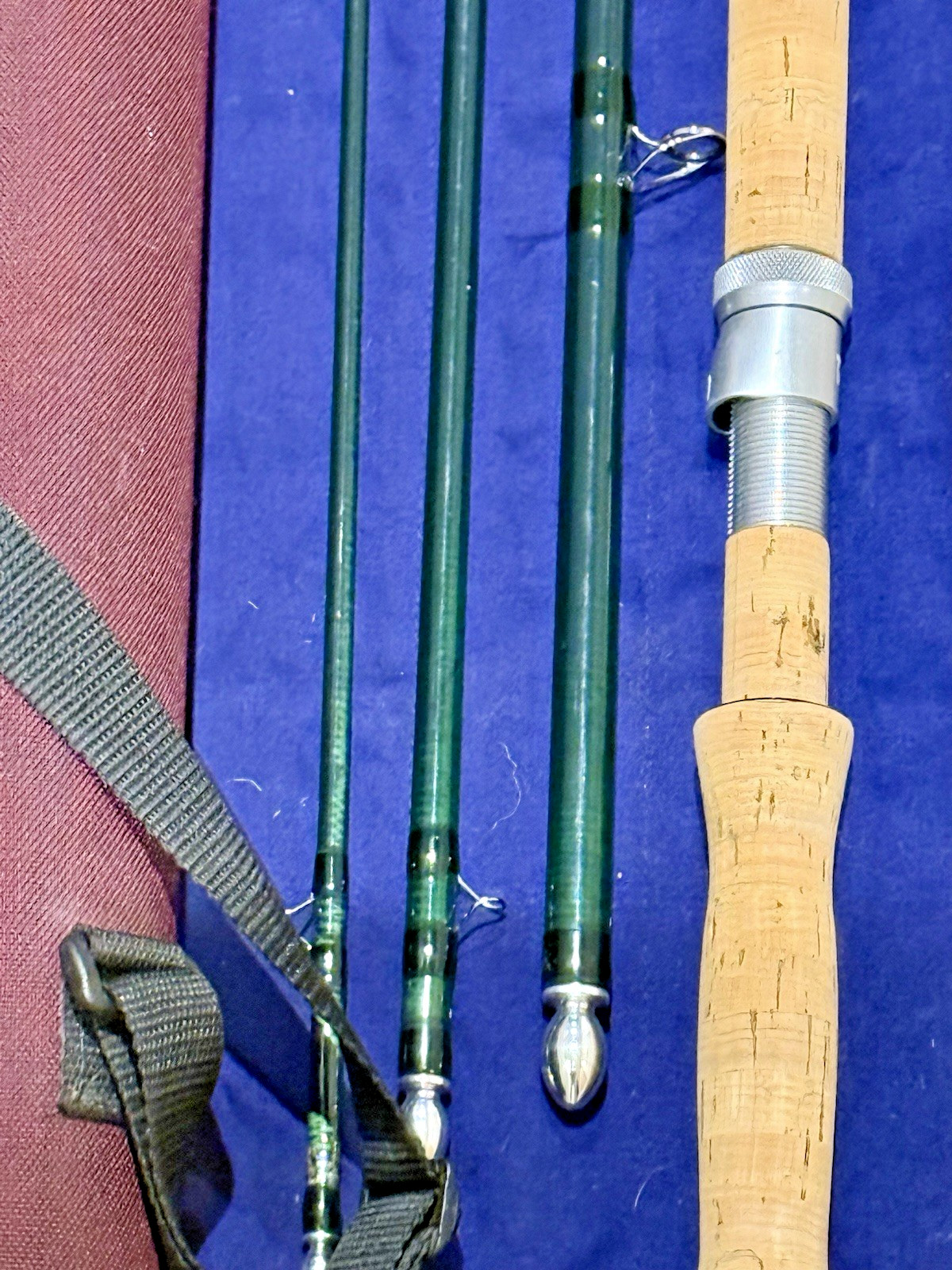 Hardy Gem 15 Foot #10 Carbon 4 Piece Salmon Fly Rod with Bag & Tube