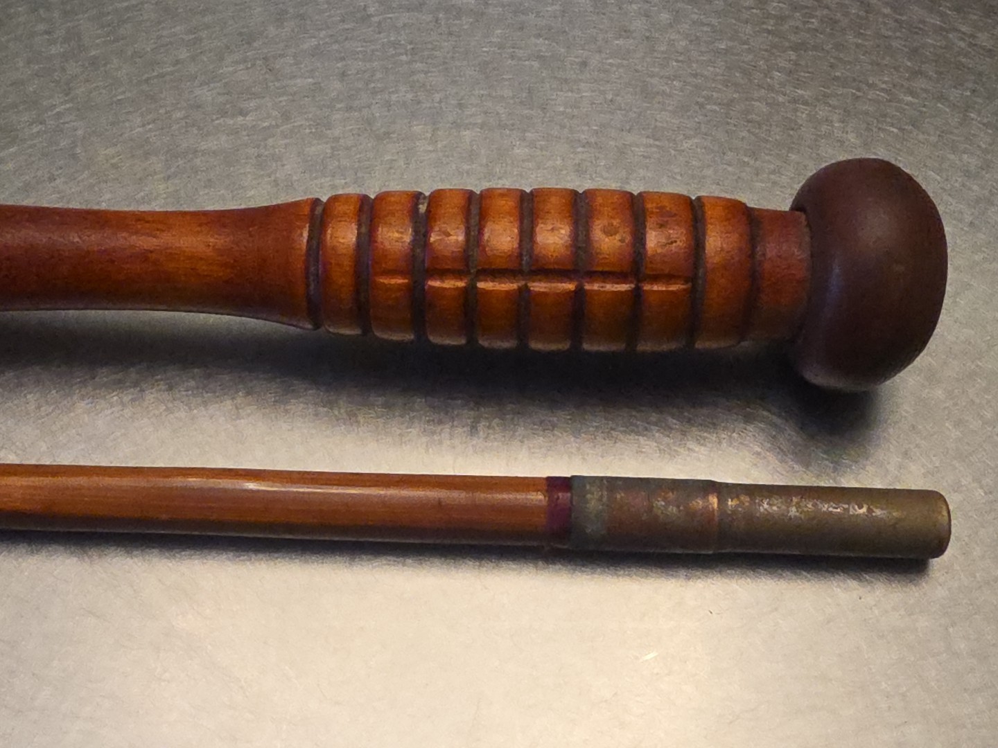 Antique / Vintage Montague Dreadnought Genuine Tonkin 6 ft Boat Rod- Two Piece-
