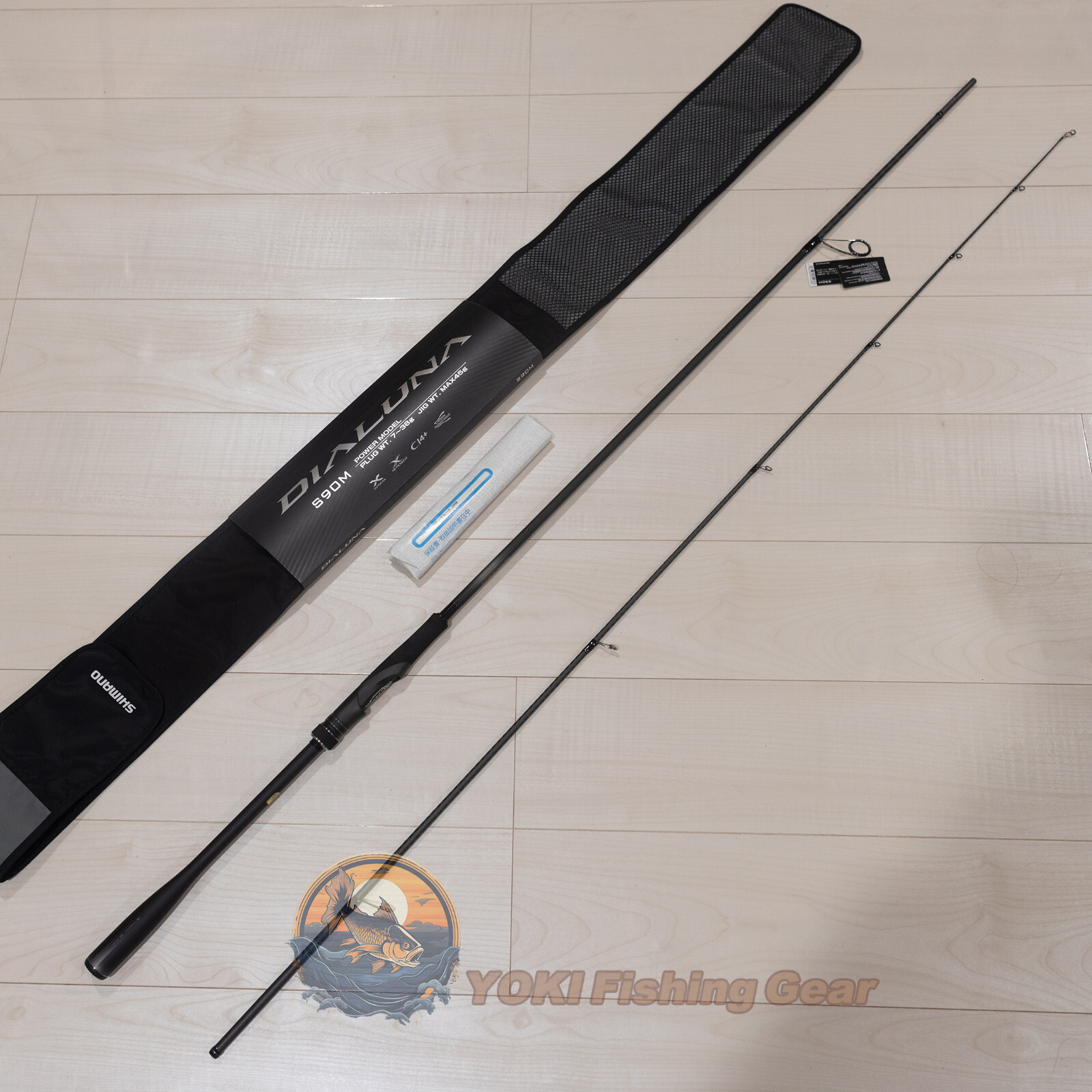 Watch ProductVideo-Shimano 23 DIALUNA S90M Spinning Rod FREE SHIPPING A3