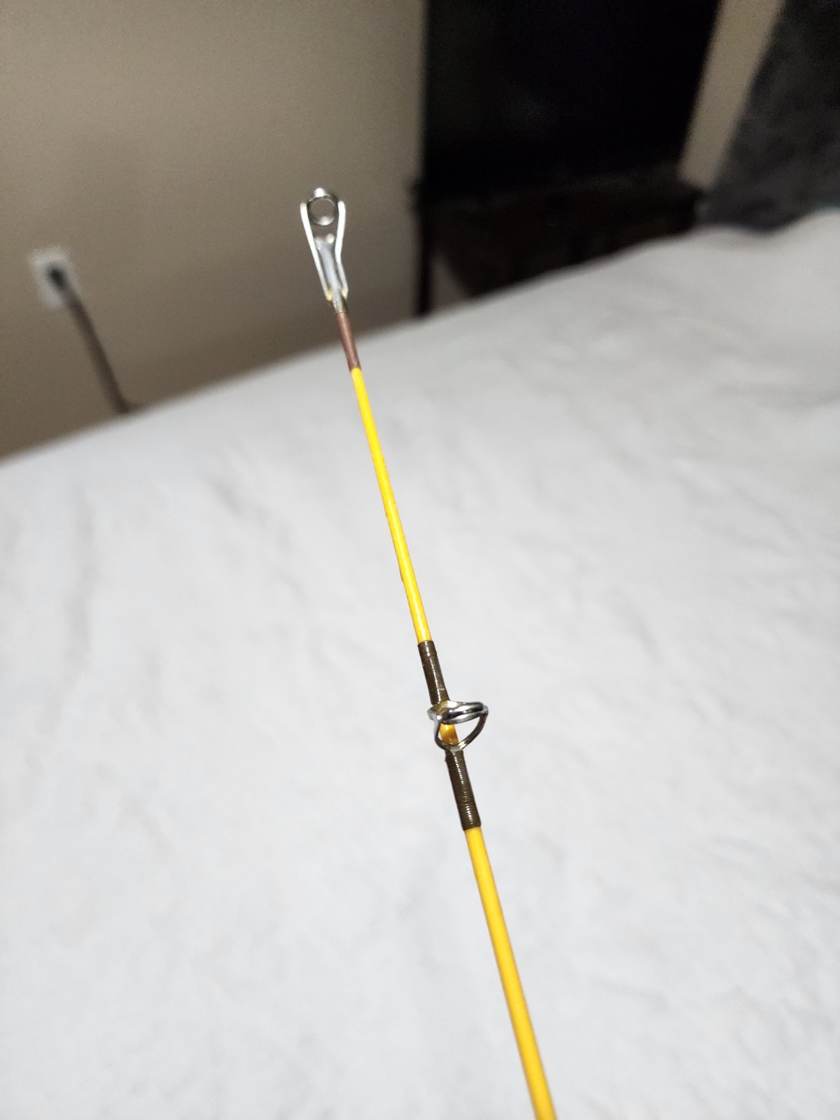 Vtg 1950’s Wright & McGill 60″ SPIN CASTING FISHING ROD No. 1855 Cork Handle