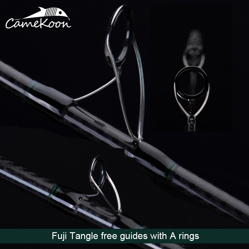 CAMEKOON Boat Rod 7’48”,8’50”,9’51” 2PCS Carbon Deep Sea Heavy-Duty Fishing Pole